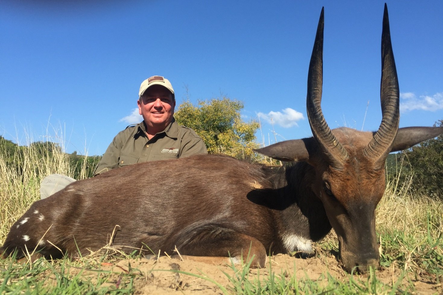 Kevin’s bushbuck also taken about 30 miles from the Lalibela game preserve