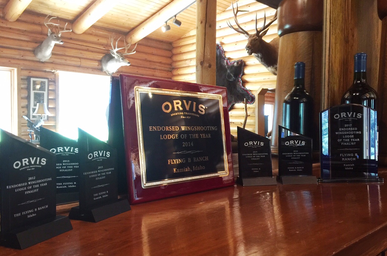 Orvis Plaques awarded to Flying B. Ranch