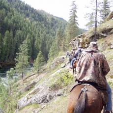 horseback ride along Selway river